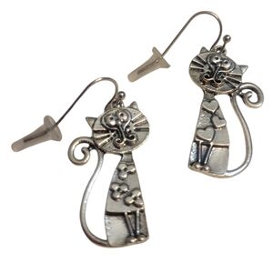 Whimsical Cat Earrings